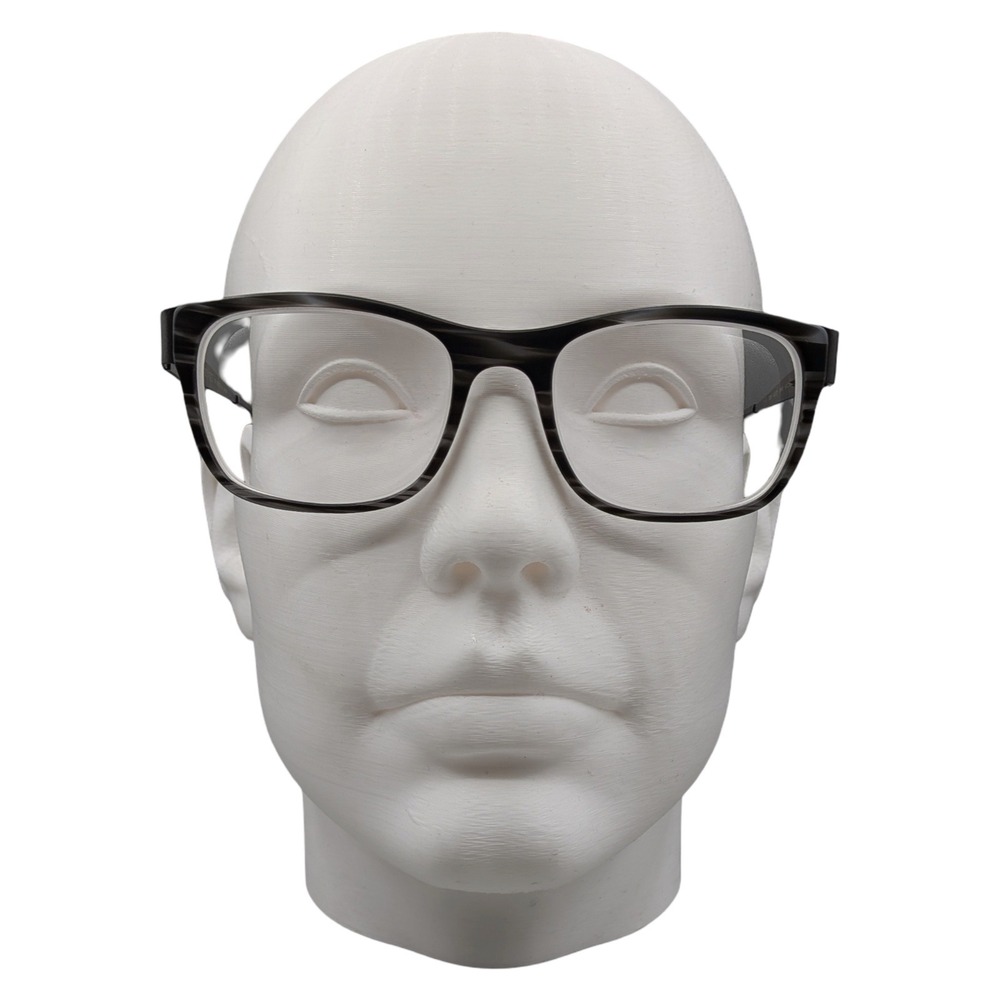 Bevel 2529 Rusty GWM Eyeglasses Gray Striped Titanium Frame 54-19-145 Japan